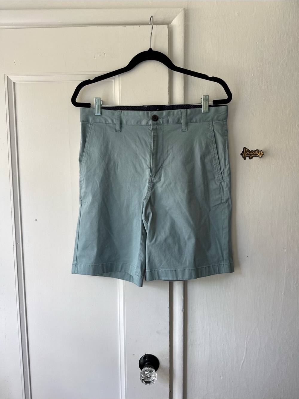Daniel Hechter Light Seafoam Flat-Front Men’s Shorts